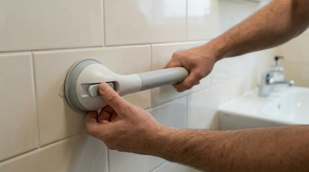 can suction grab bars be reused by removing and reattaching suction grab bar from wall