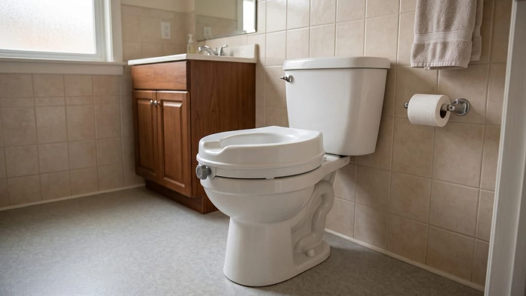 Do raised toilet seats fit all toilets shown with a raised seat fitted on a standard toilet