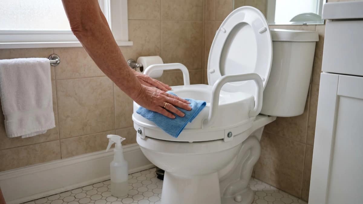 How to Clean a Raised Toilet Seat Safely and Properly