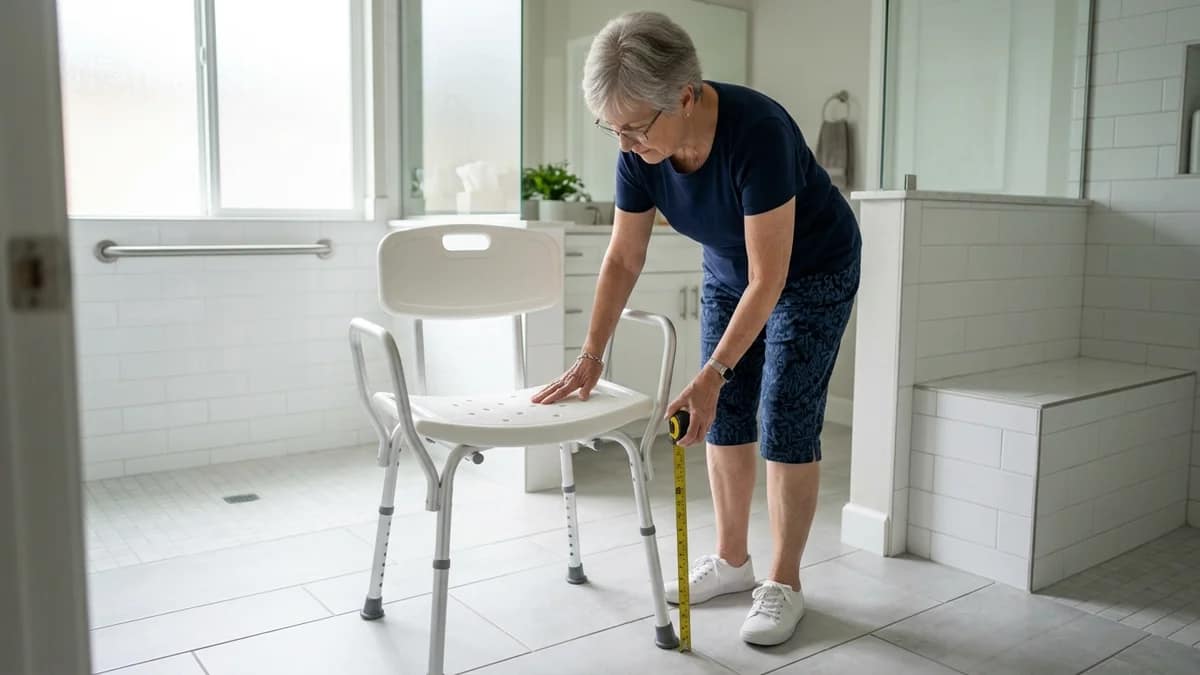 Shower Chair Height Guide: How to Get the Right Fit