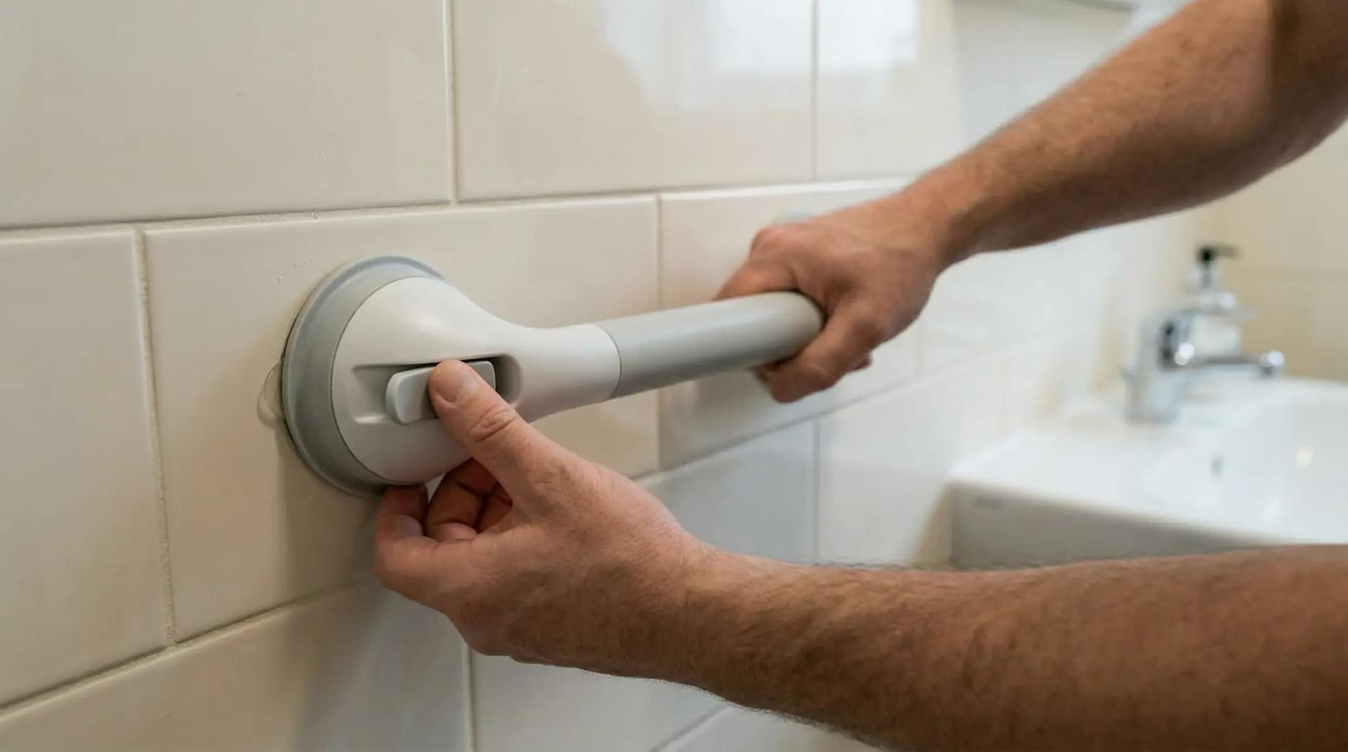 can suction grab bars be reused by removing and reattaching suction grab bar from wall